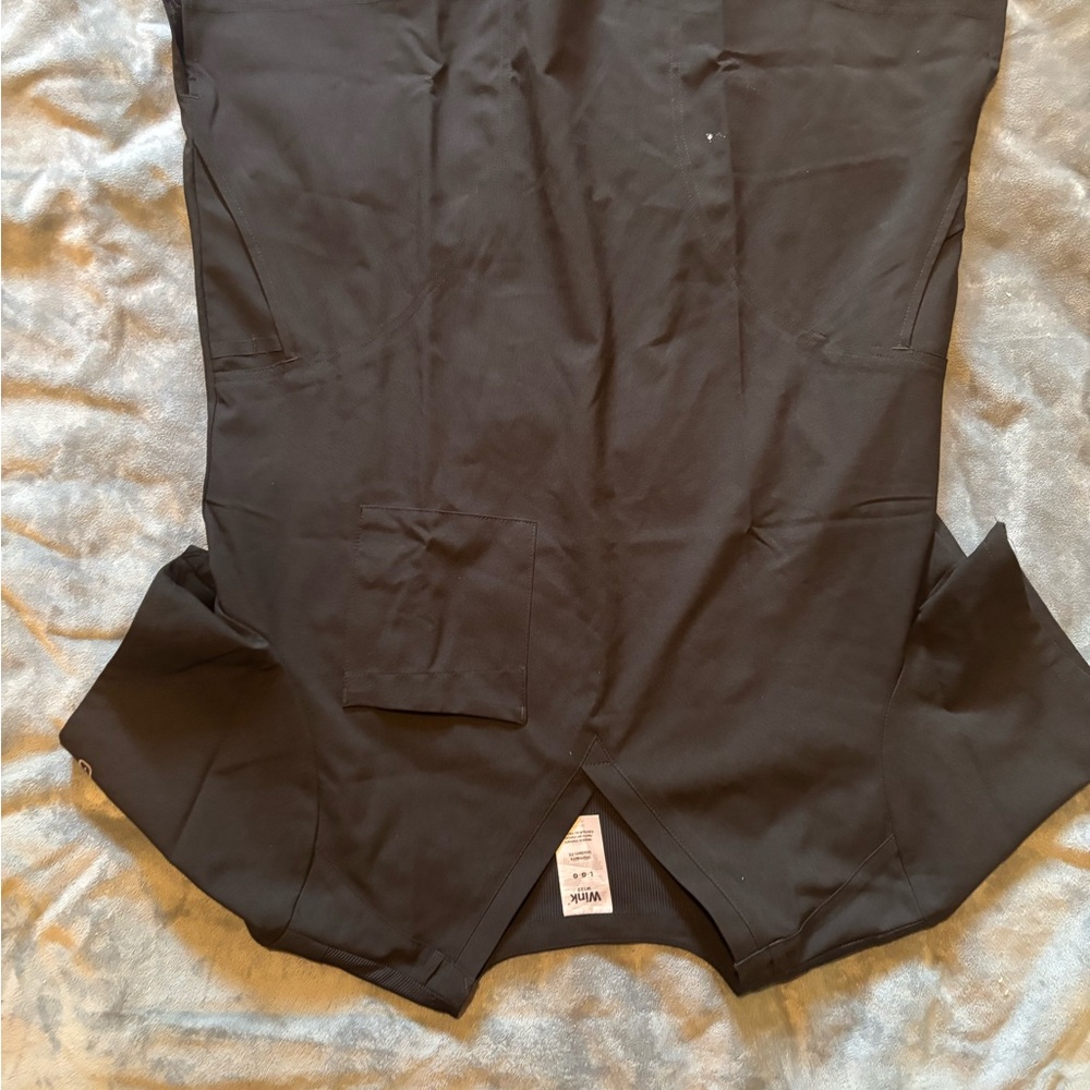 Wink Charcoal Gray Scrub Top